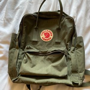 Olive Fjallraven Backpack